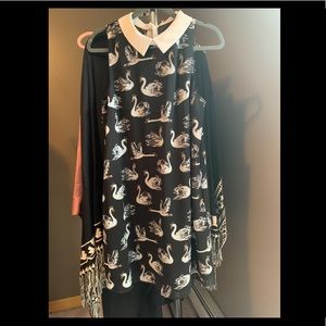 ModCloth Unique Swan Dress